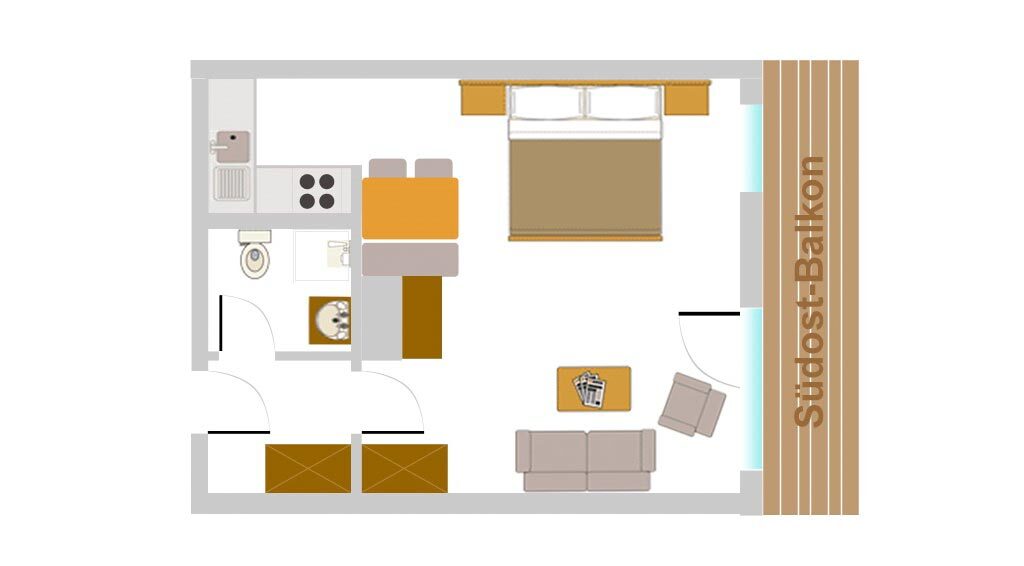 Ferienwohnung Geiselstein Grundriss